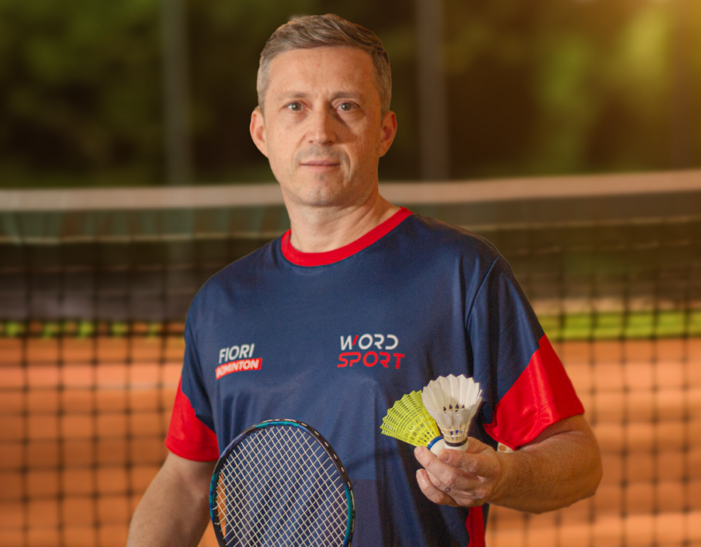 Adriano Fiori, embaixador do badminton