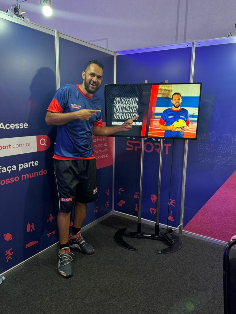 Alesson, embaixador do Volei
