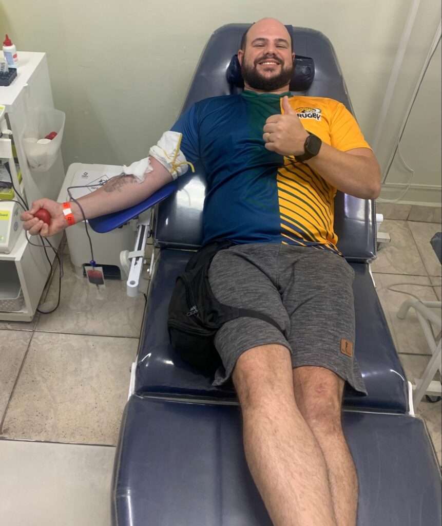 Atletas de Rugby fazem multirão para doar sangue, confira