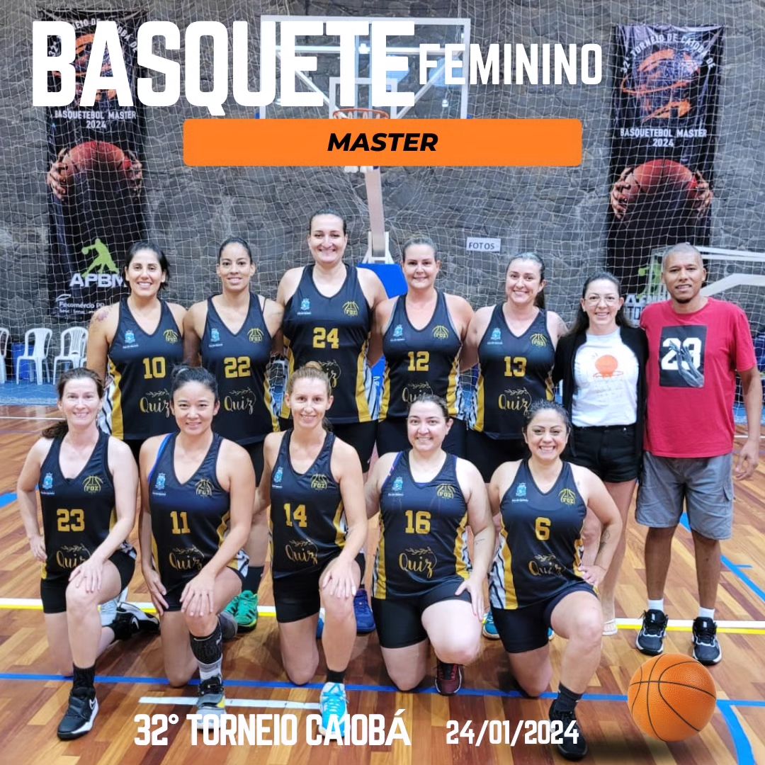 Iguaçuenses conquistam 1º lugar em Torneio de Basquete Master