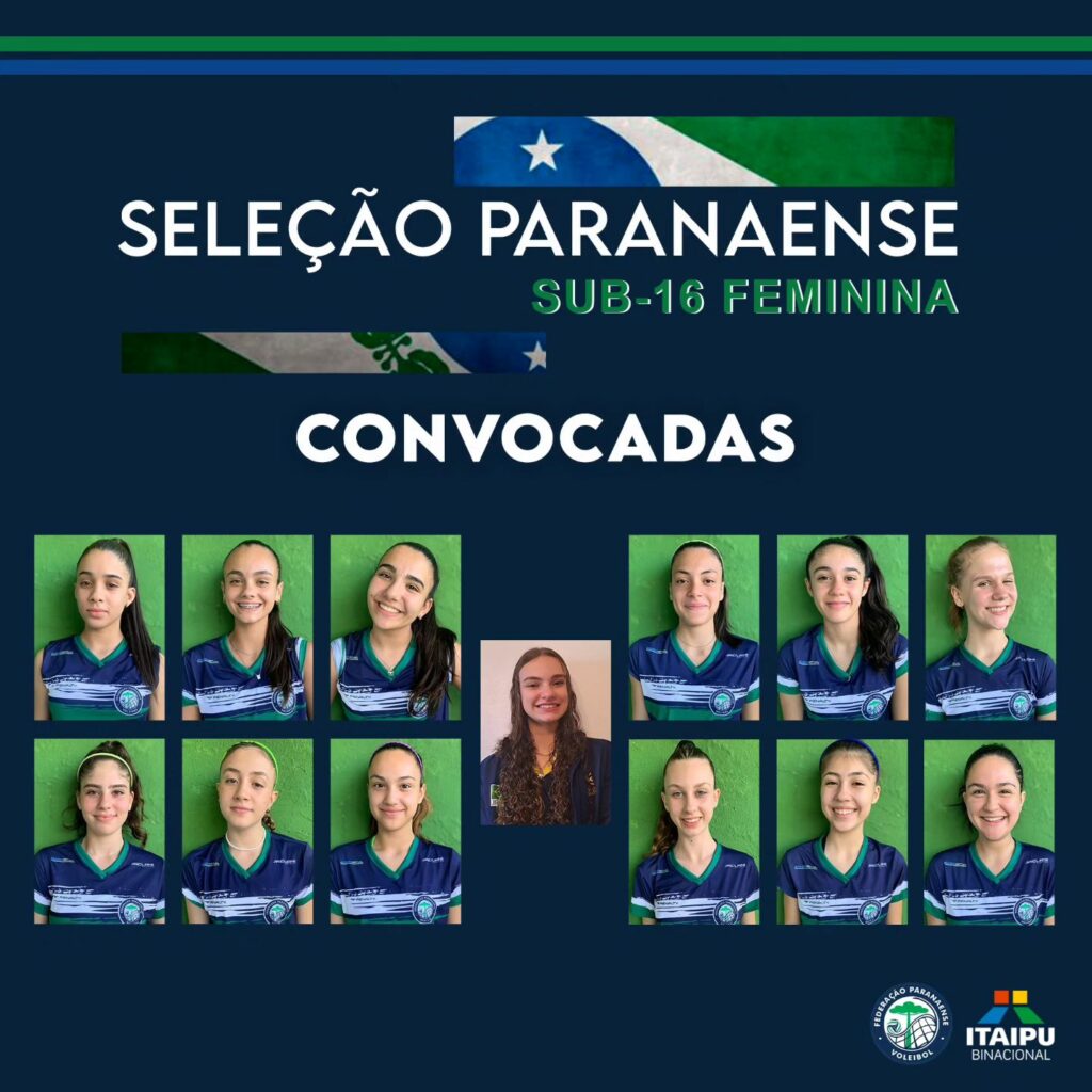 Atletas de Foz do Iguaçu fazem parte da seleção Paranaense de Vôlei