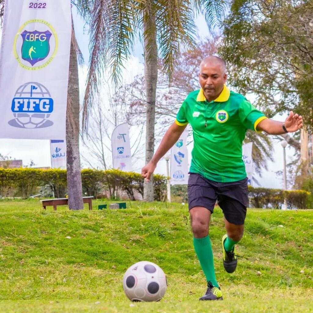 Copa Sudamericana 2024: jogador de FootGolf representa Foz do Iguaçu