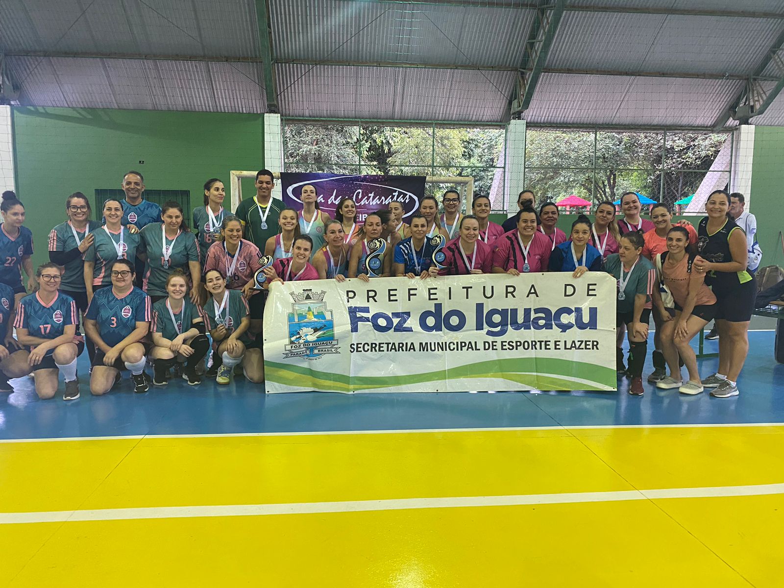 Liga das Cataratas de Voleibol Feminino conclui 2º rodada com sucesso de participação