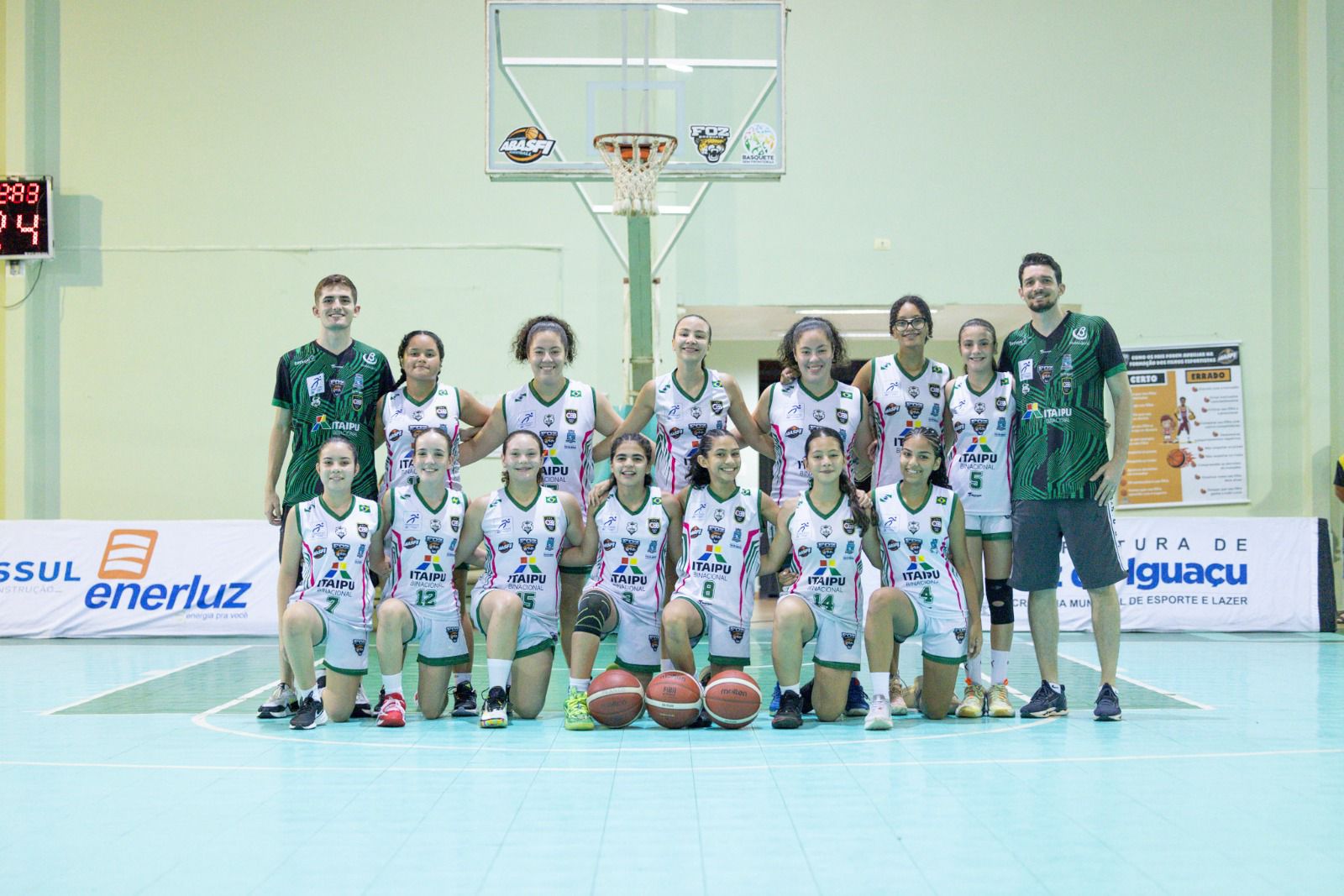 Foz é vice-campeã da Taça Paraná de Basquete feminino sub-13