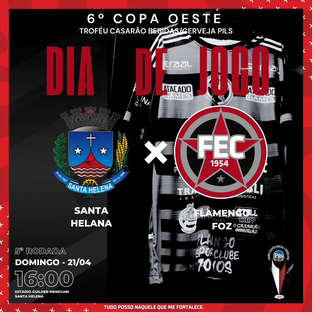 Flamengo E.C representa Foz na Copa Oeste em Santa Helena