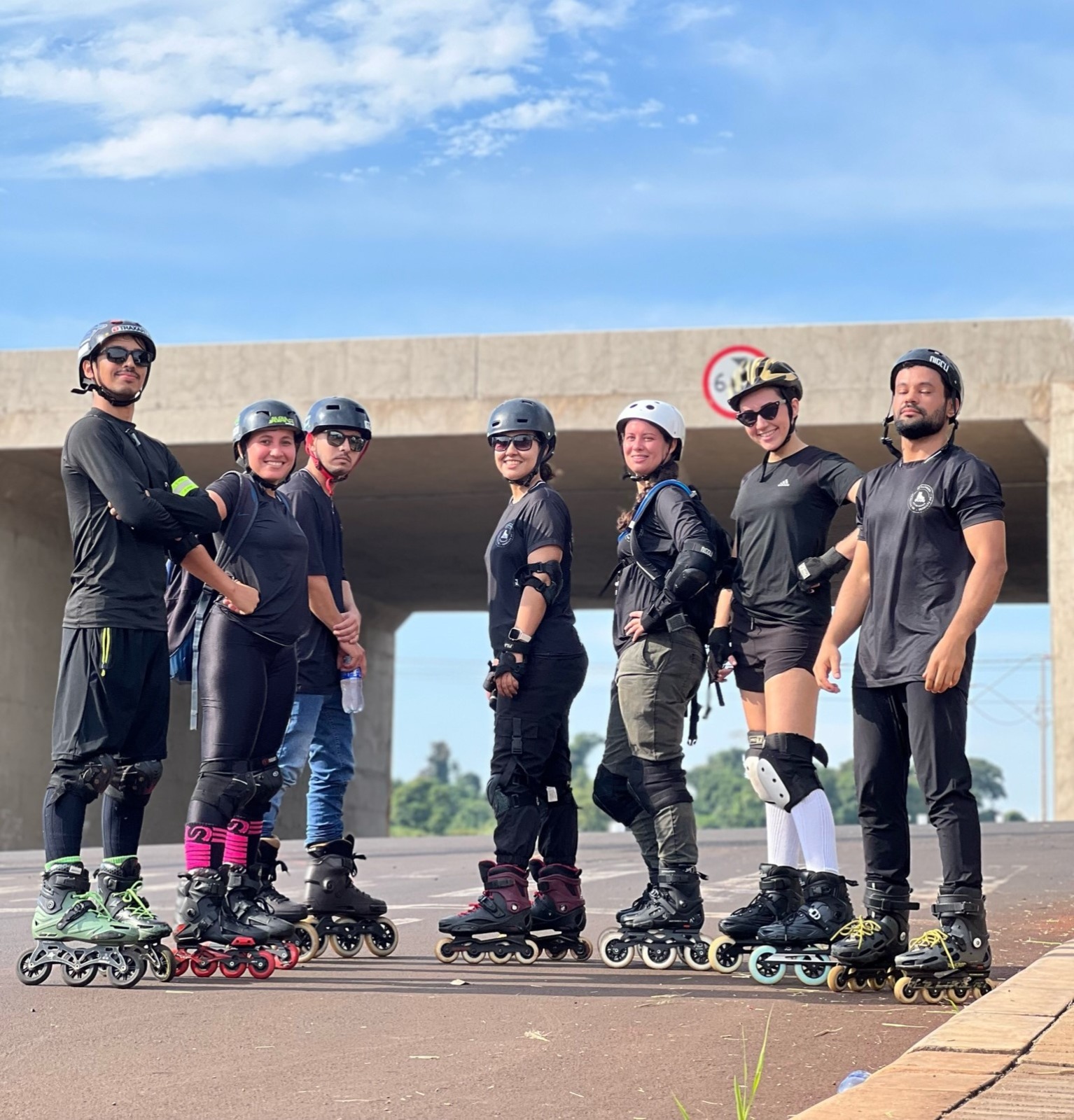 Encontro de patinadores em Foz do Iguaçu