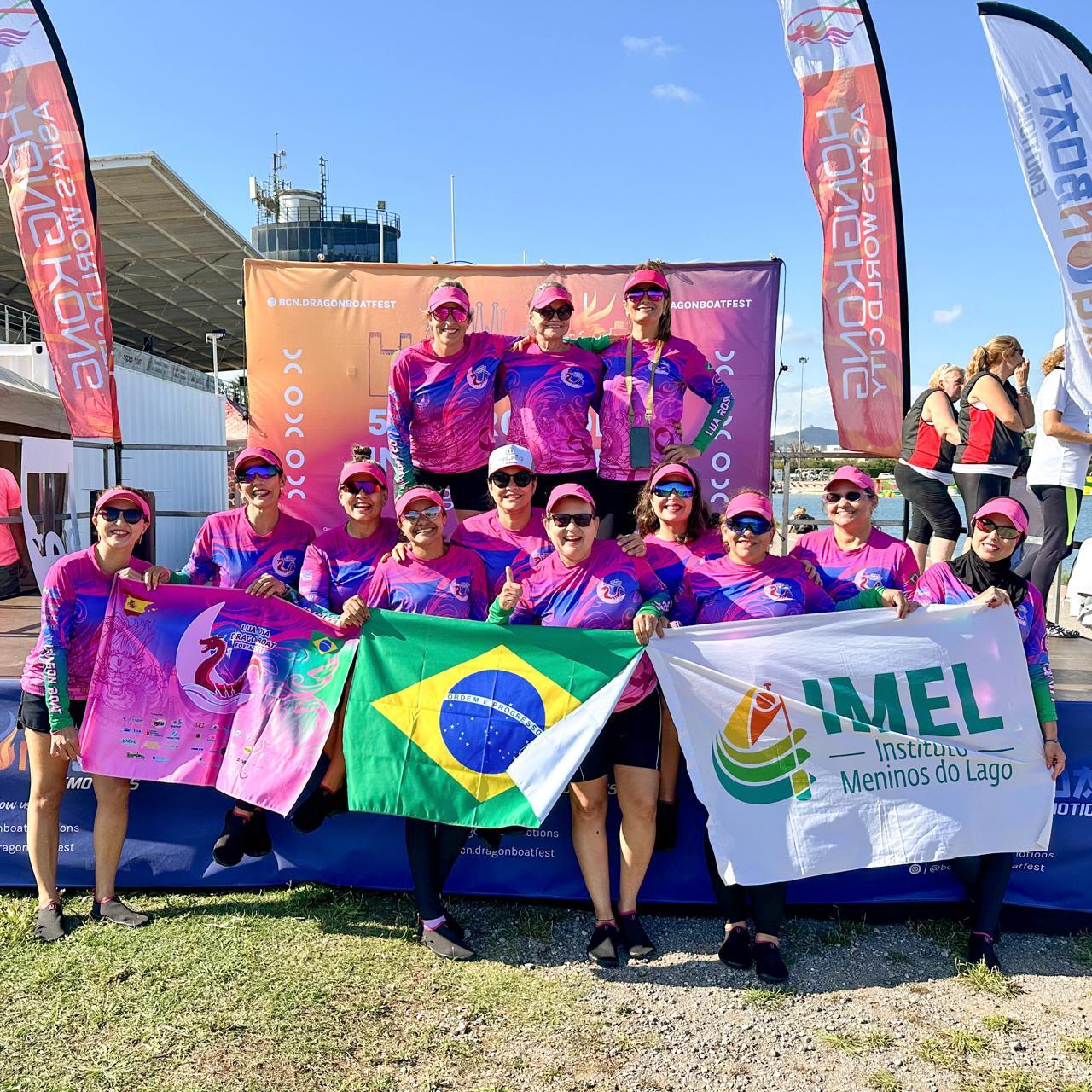 Brasil conquista ouro no Dragon Boat em Barcelona