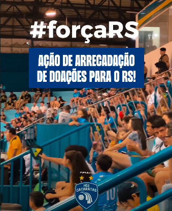 Foz Cataratas Futsal integra ajuda ao Rio Grande do Sul