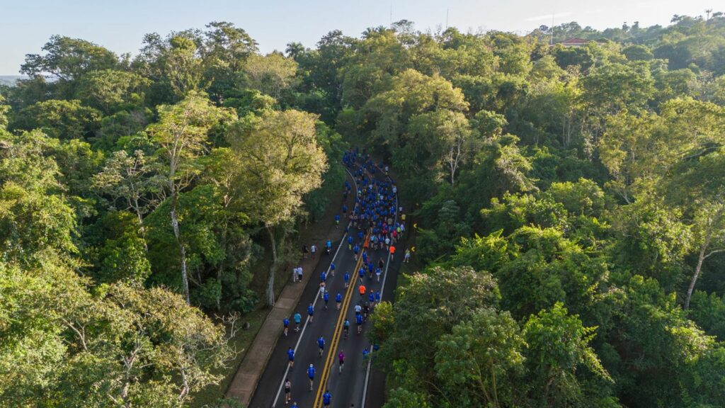 Meia das Cataratas: esporte e conexão com a natureza no Parque Nacional do Iguaçu