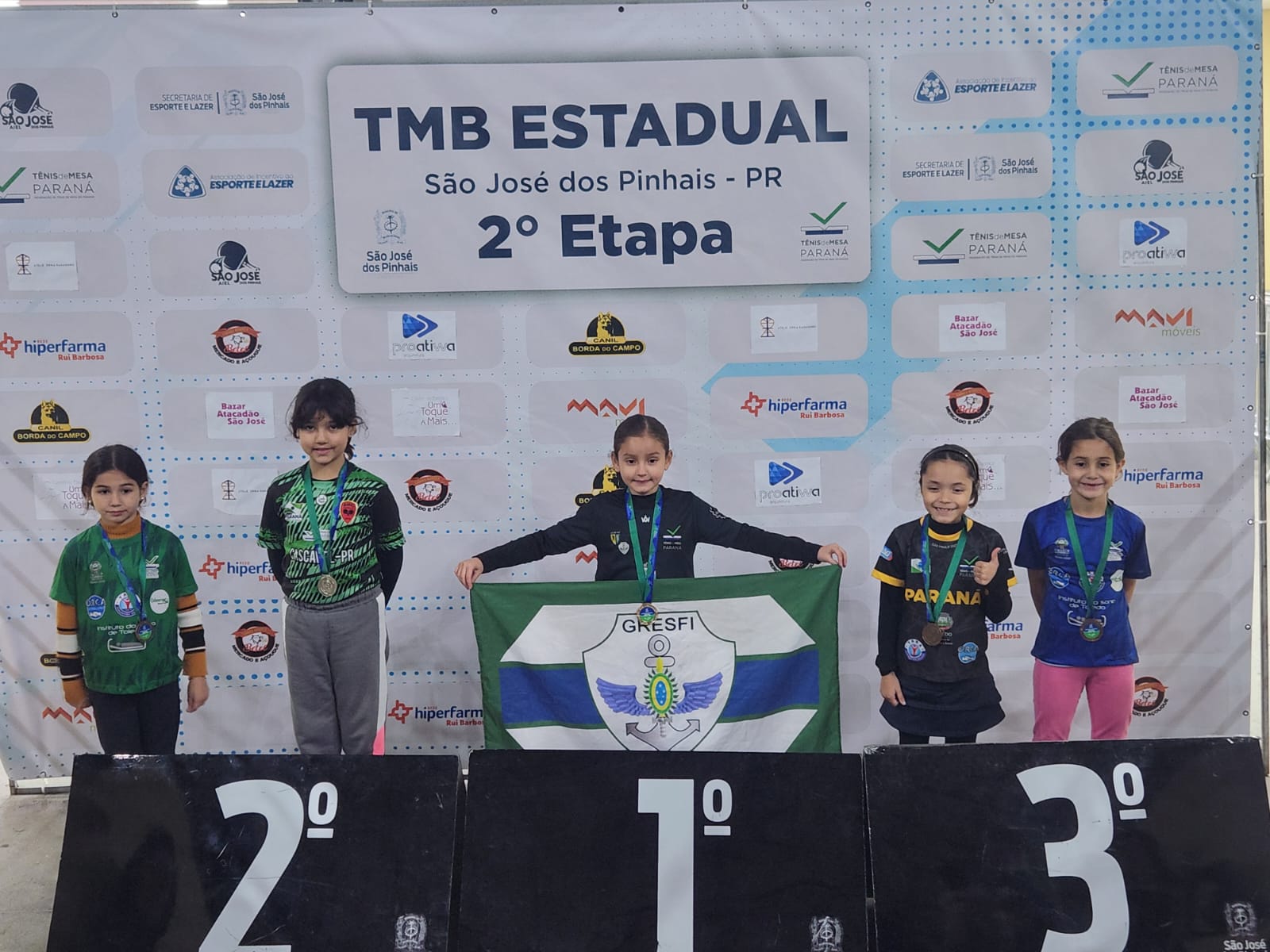 Tênis de Mesa: Foz conquista medalhas na 2ª etapa do Campeonato Paranaense