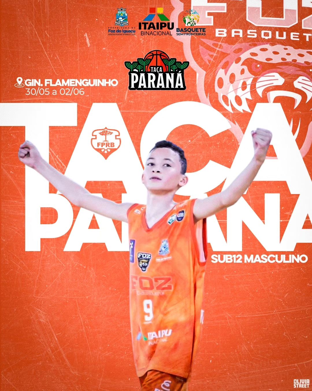 Taça Paraná sub-12 masculina de basquete começa em Foz do Iguaçu