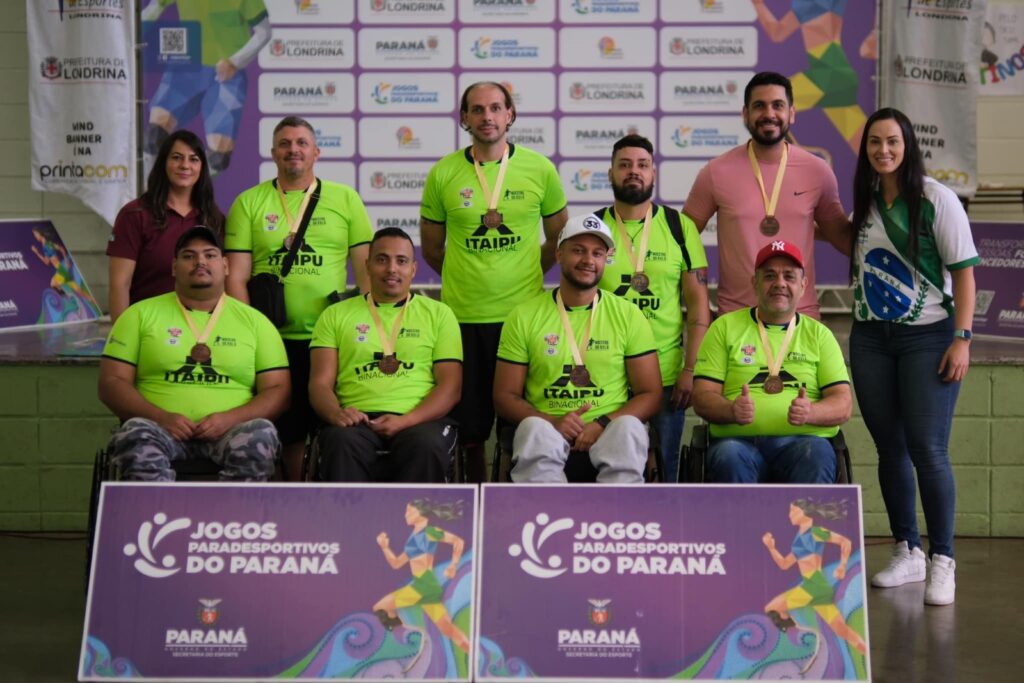 Atletas iguaçuenses são destaques nos Jogos Paradesportivos do Paraná