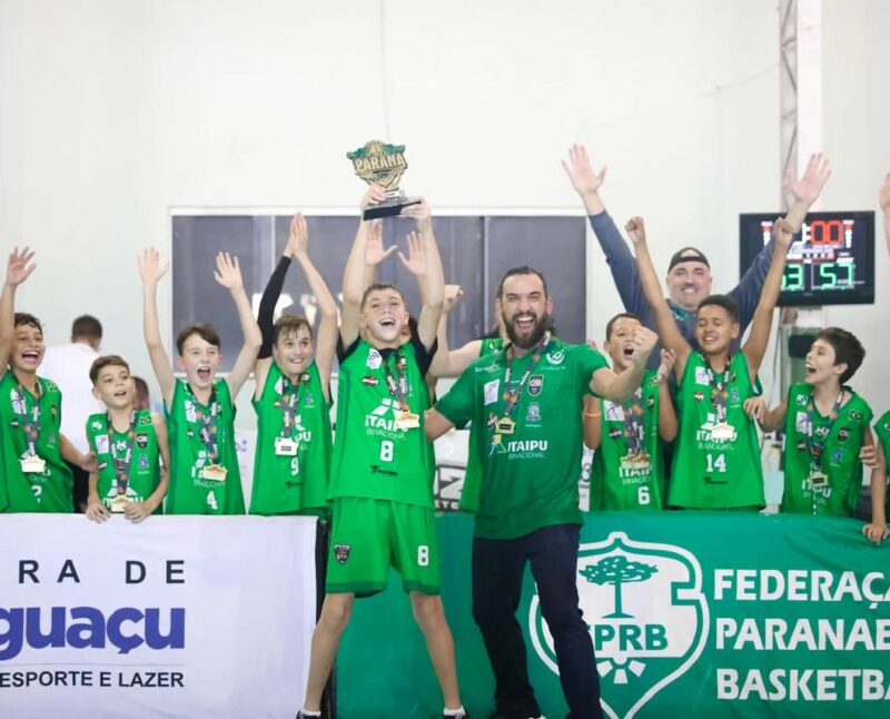 Basquete: Foz do Iguaçu conquista título inédito na Taça Paraná Sub-12