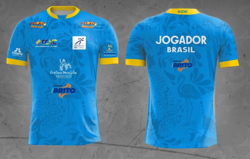 Novo uniforme badminton Foz