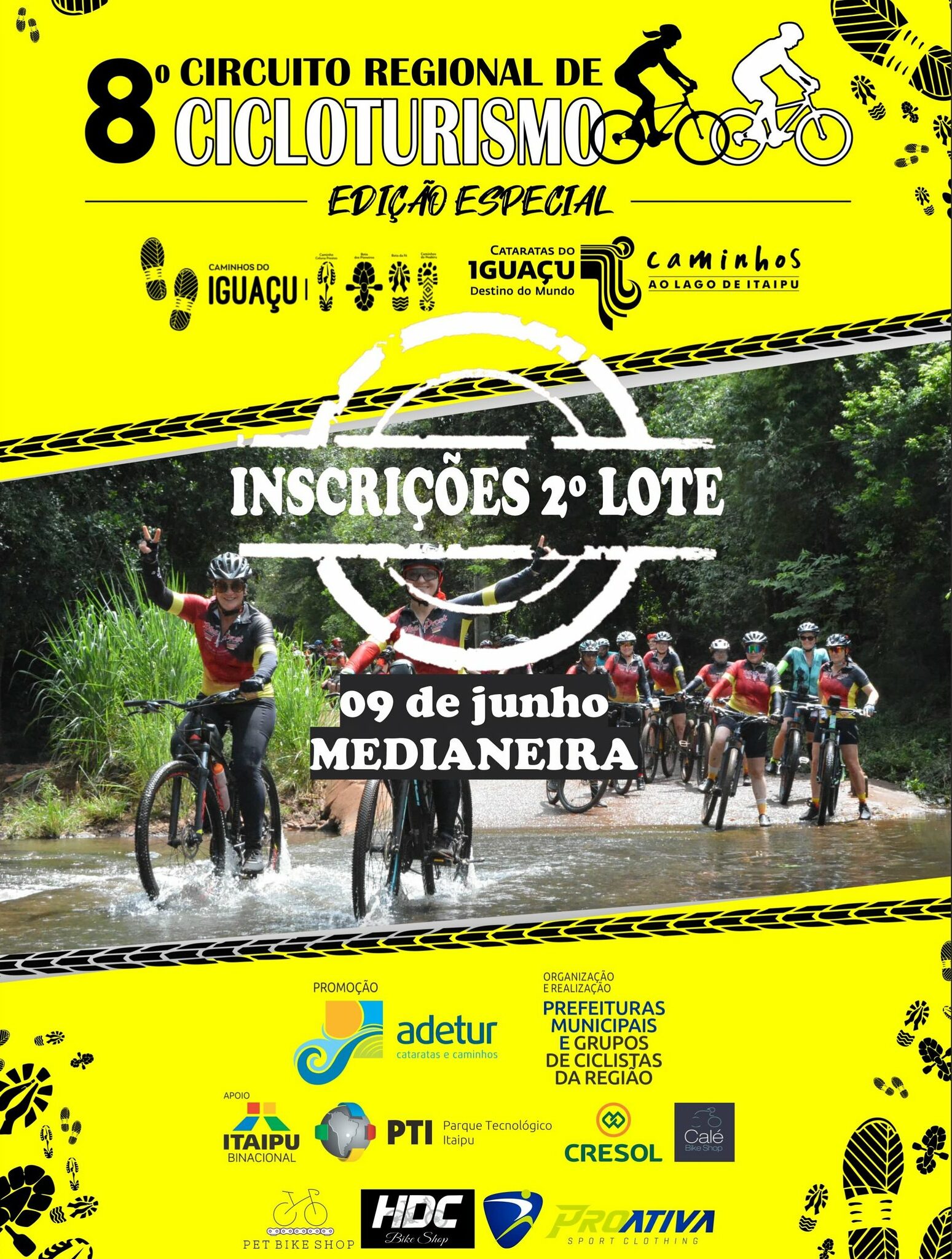 Medianeira recebe 4ª etapa do Circuito Regional de Cicloturismo