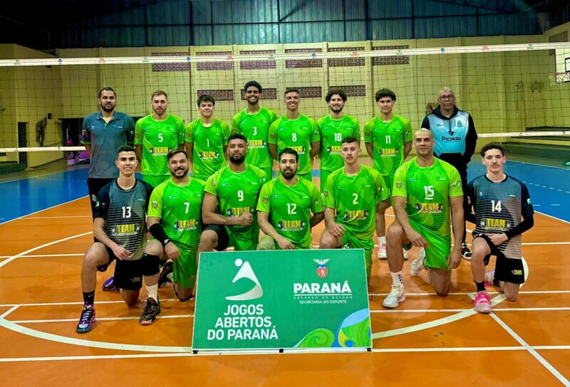 Vôlei: equipe masculina de Foz é vice-campeã regional dos Jogos Abertos do Paraná