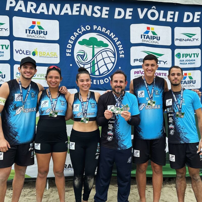 Foz do Iguaçu conquista 1º lugar no Paranaense de Vôlei de Praia