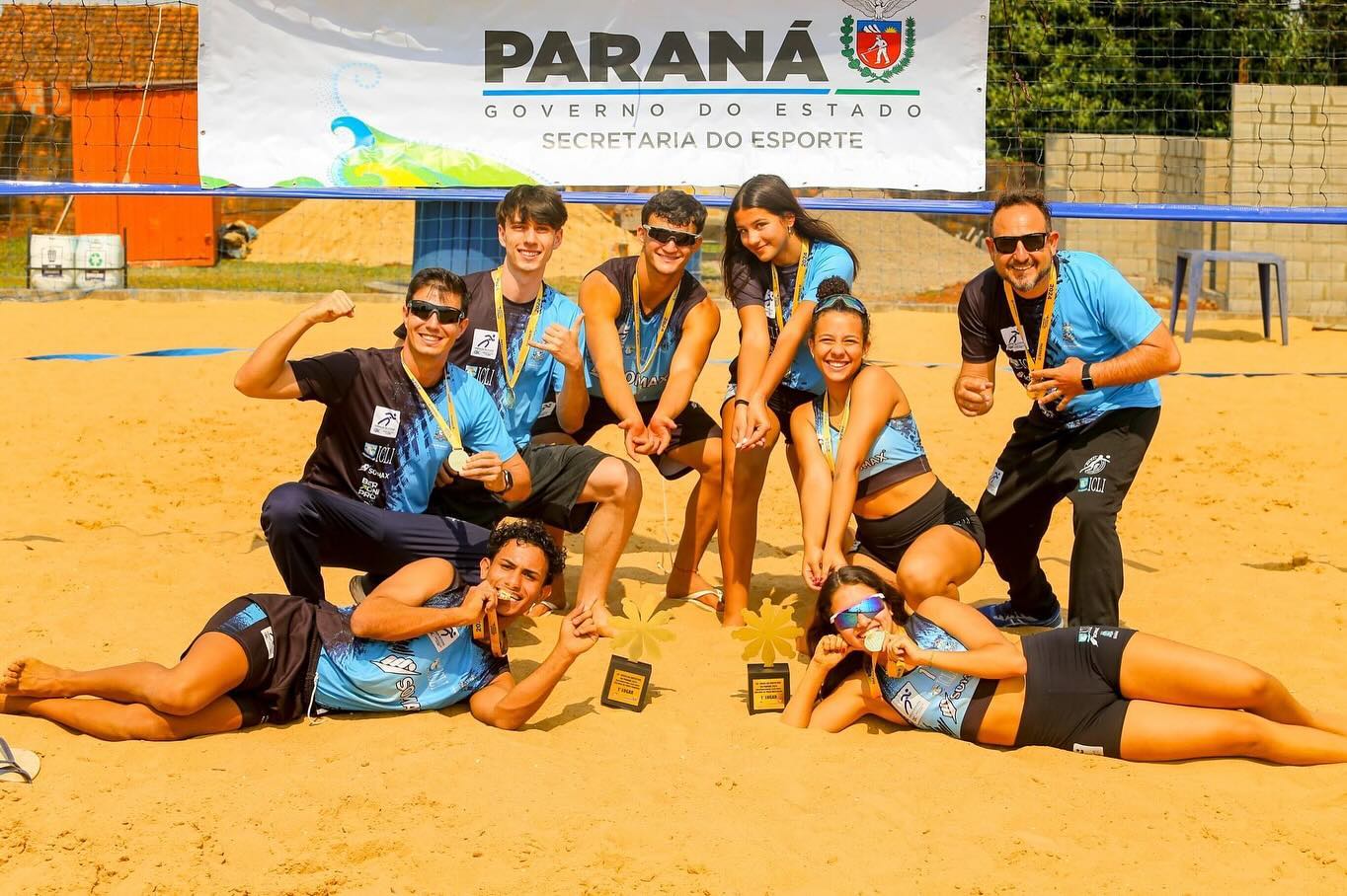 Vôlei de Praia: Foz conquista vaga na chave ouro da fase final do JOJUPs