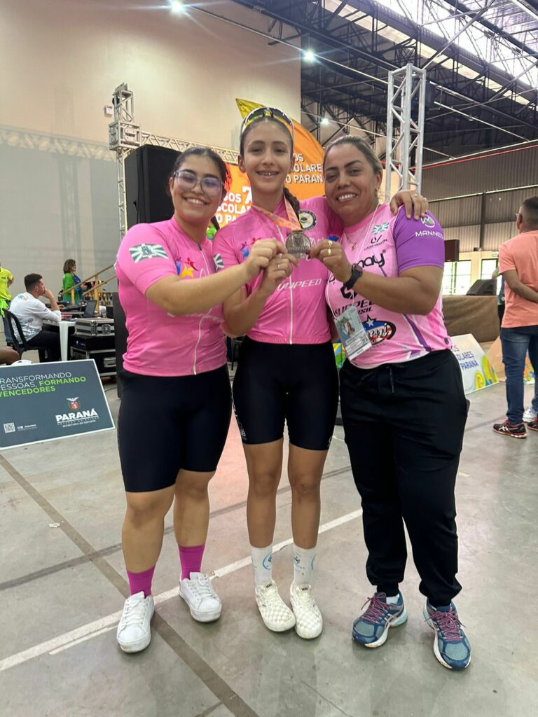 Jogos Escolares: ciclistas de Foz conquistam 3ª colocação geral feminina