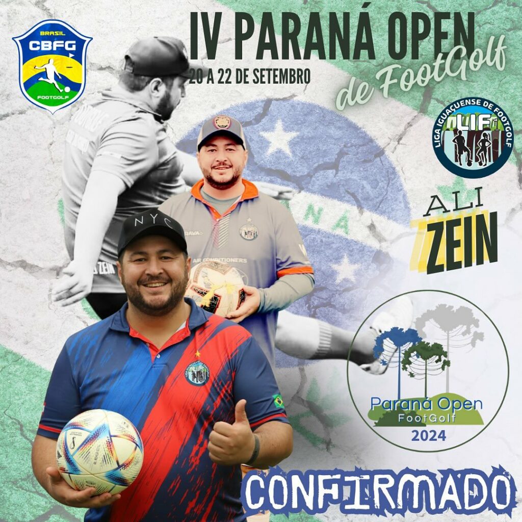 Atletas de Foz do Iguaçu disputam o IV Paraná Open de FootGolf