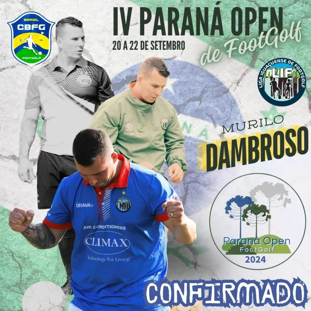Atletas de Foz do Iguaçu disputam o IV Paraná Open de FootGolf