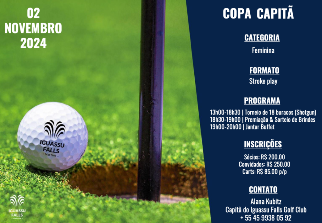 Iguassu Falls Golf Club promove a Copa Capitã