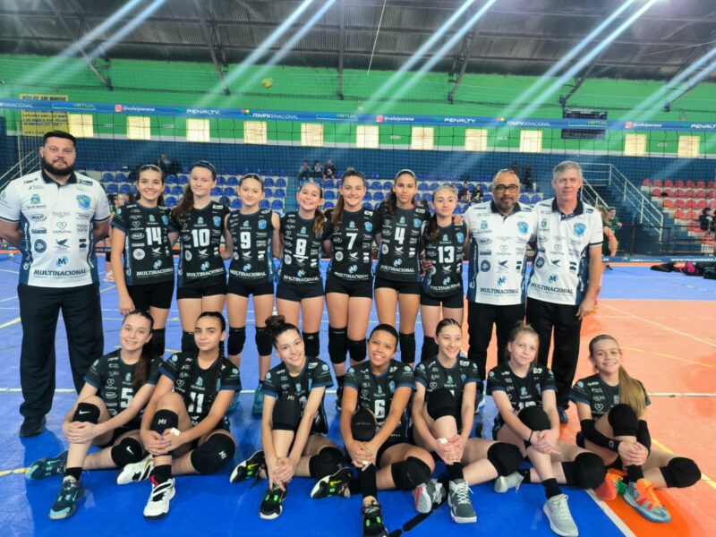 Foz do Iguaçu conquista segundo lugar no Paranaense de Vôlei Sub-14