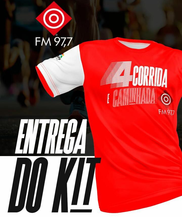 Corrida e Caminhada da Rádio 97,7 FM: quando e onde retirar seu kit