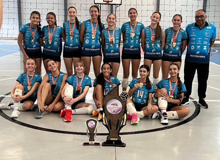 Foz do Iguaçu conquista a 29ª Copa Integração de Voleibol Feminino Sub-15 de forma invicta