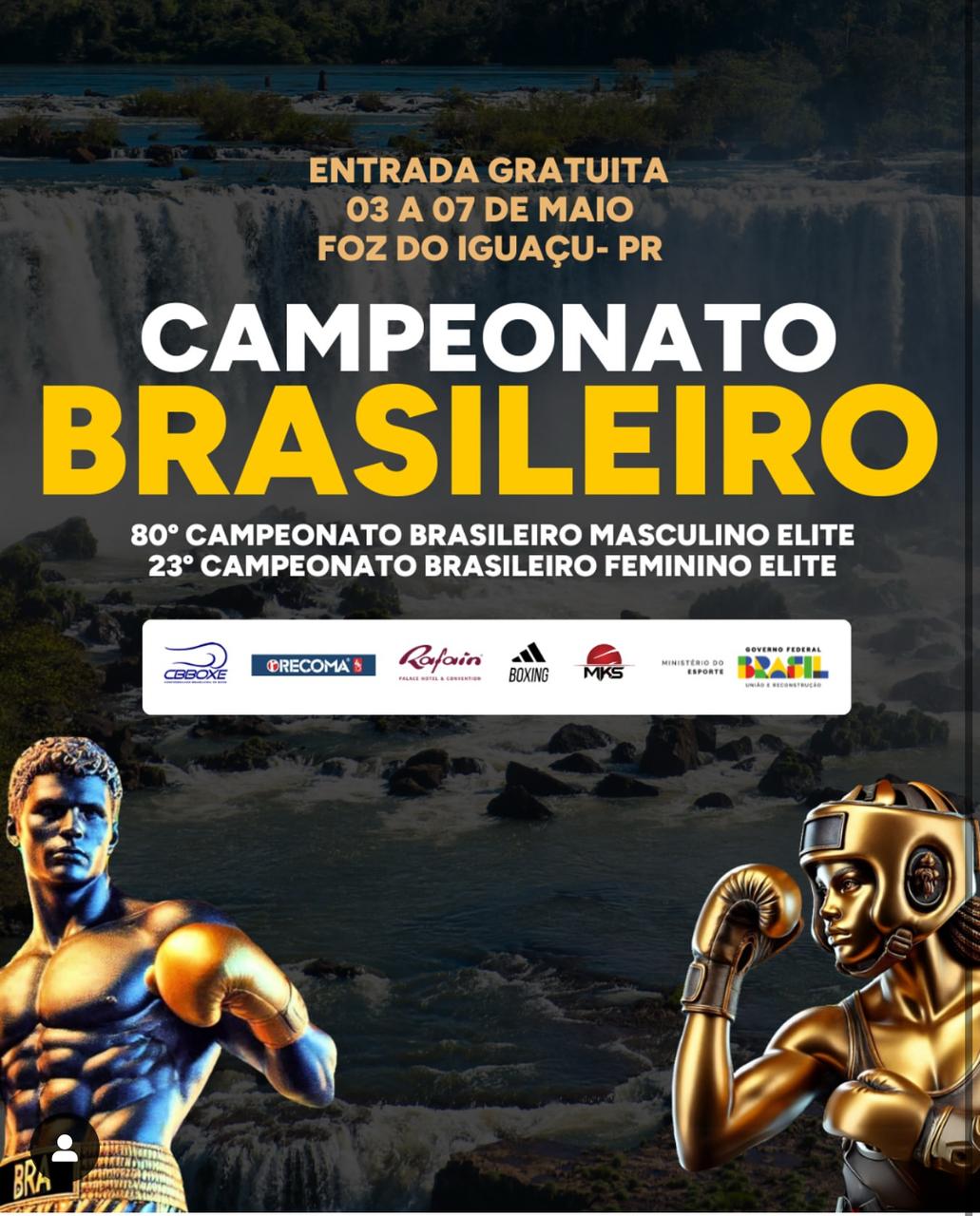 Foz do Iguaçu sedia Campeonato Brasileiro Elite de Boxe 2025 com mais de 200 atletas